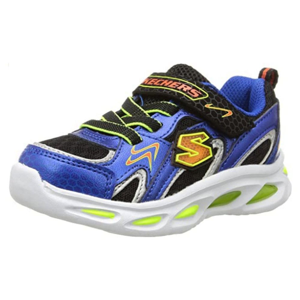 NEW Skechers Kid Baby Lights Ipox Rayz Light Up Running Sneaker Athletic Shoes